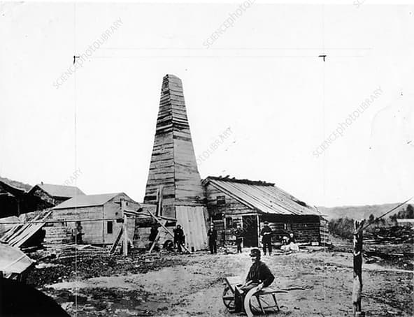 History of Oil and Gas - First Oil Well in US